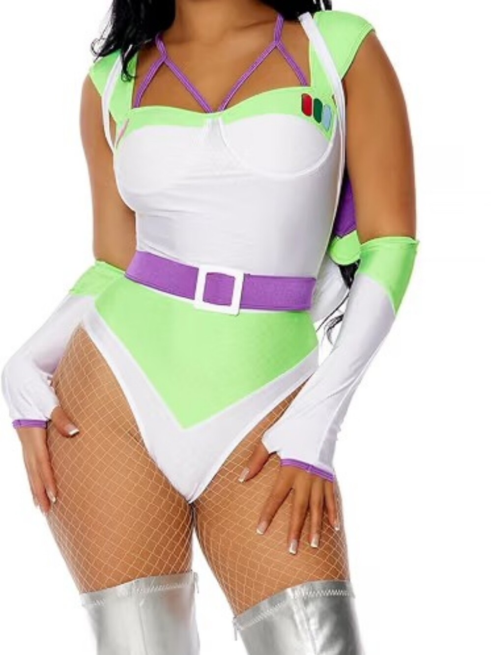 Sexy Buzz Halloween Costume Bodysuit 1/2X NWT